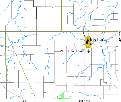 Winslow township, IL map