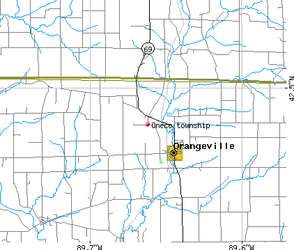 Oneco township, IL map