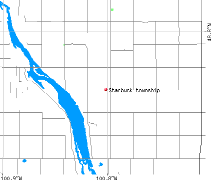 Starbuck township, ND map