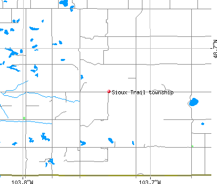 Sioux Trail township, ND map