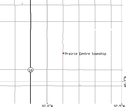 Prairie Centre township, ND map