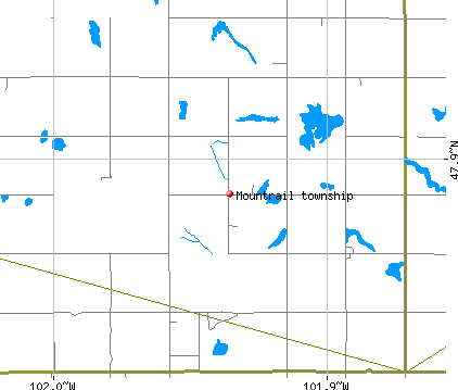 Mountrail township, ND map