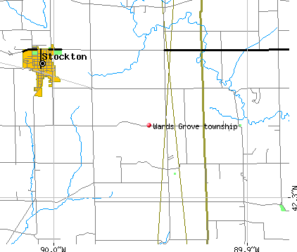 Wards Grove township, IL map