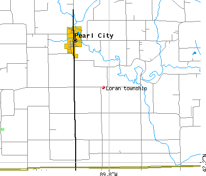 Loran township, IL map