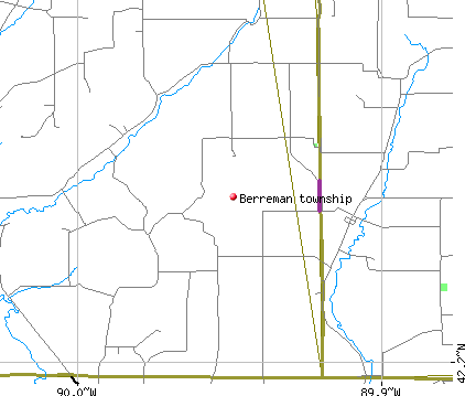 Berreman township, IL map