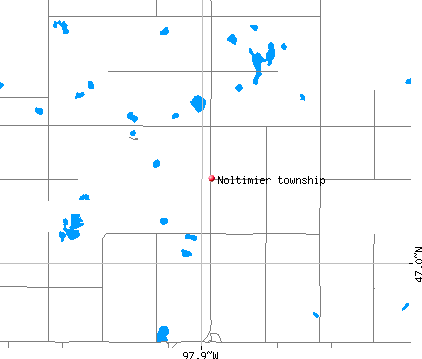 Noltimier township, ND map