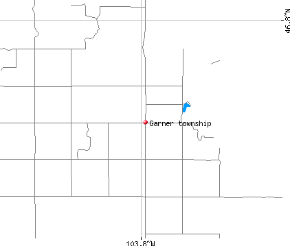Garner township, ND map