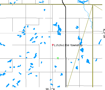 Litchville township, ND map