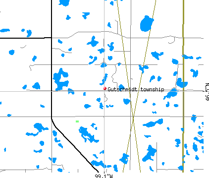 Gutschmidt township, ND map