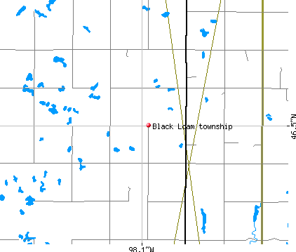 Black Loam township, ND map