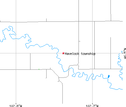 Havelock township, ND map