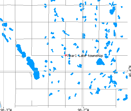 Pearl Lake township, ND map