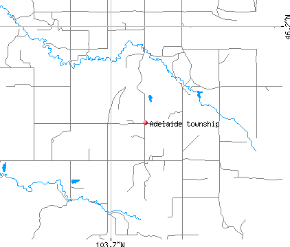 Adelaide township, ND map