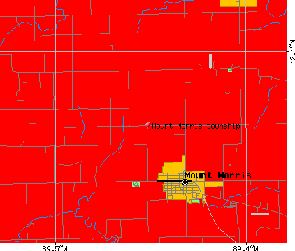 Mount Morris township, IL map