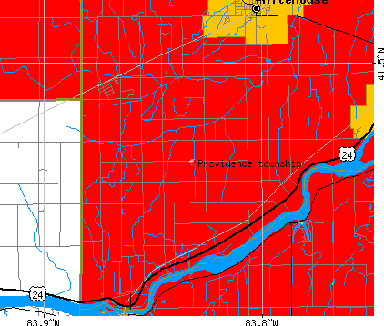 Providence township, OH map