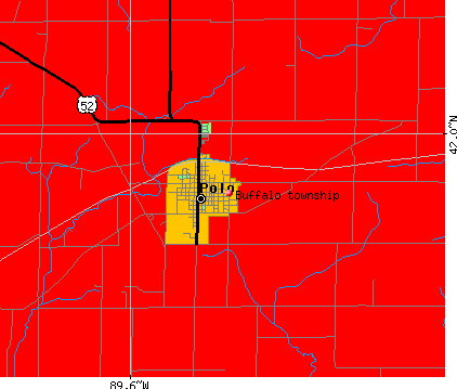 Buffalo township, IL map