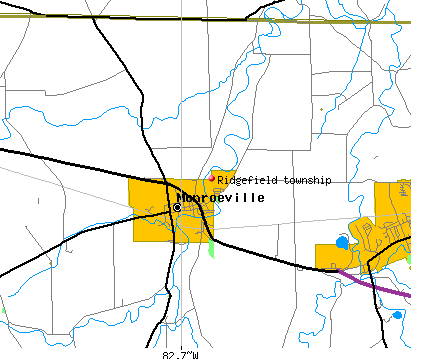 Ridgefield township, OH map