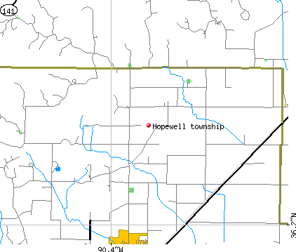 Hopewell township, AR map