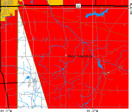 Knox township, OH map