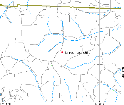 Monroe township, OH map