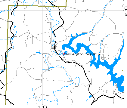 Washington township, OH map