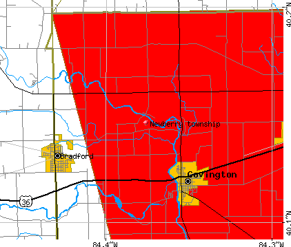 Newberry township, OH map