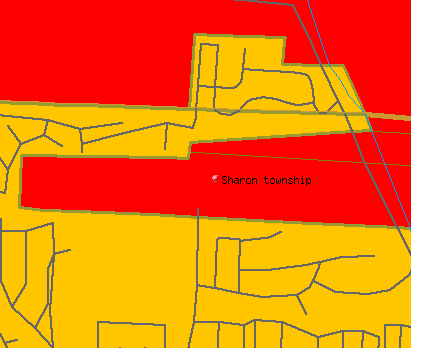 Sharon township, OH map