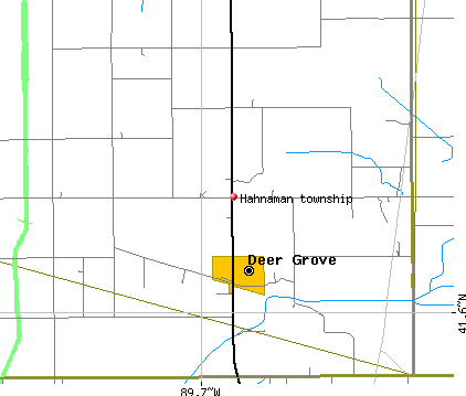 Hahnaman township, IL map