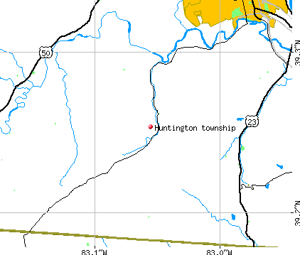 Huntington township, OH map