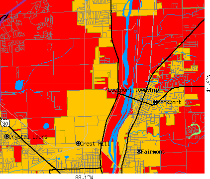 Lockport township, IL map
