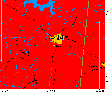 Tate township, OH map