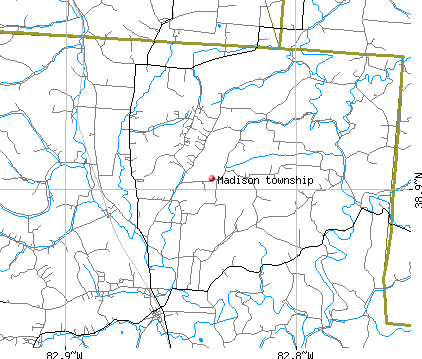 Madison township, OH map
