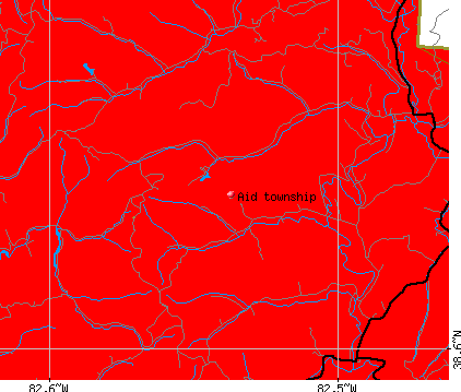 Aid township, OH map