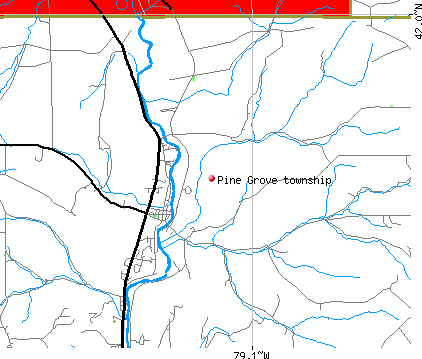 Pine Grove township, PA map