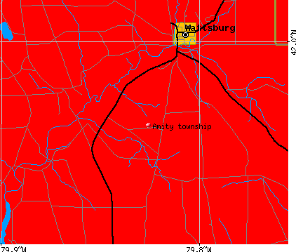 Amity township, PA map