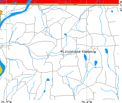 Litchfield township, PA map