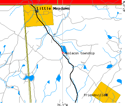 Apolacon township, PA map