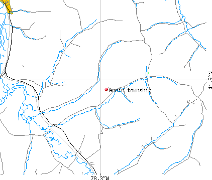 Annin township, PA map