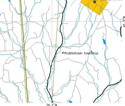 Middletown township, PA map