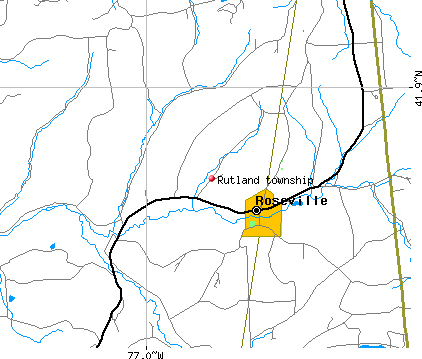 Rutland township, PA map