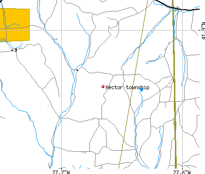 Hector township, PA map