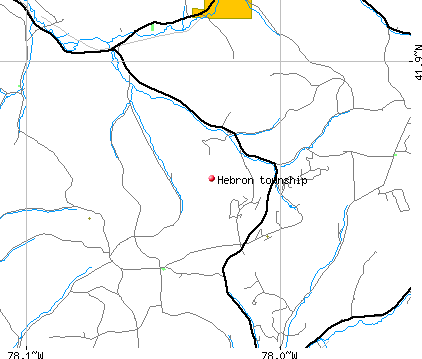 Hebron township, PA map