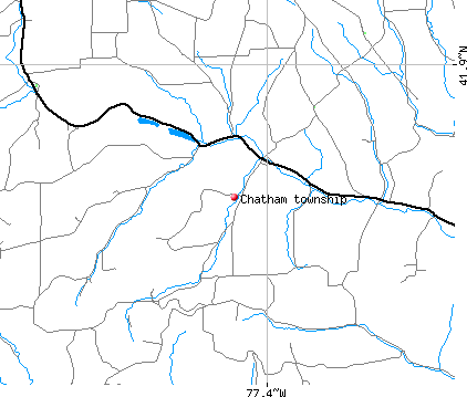 Chatham township, PA map