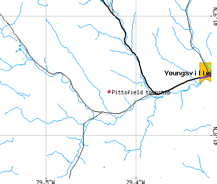 Pittsfield township, PA map