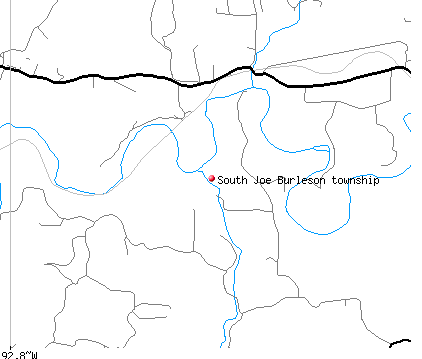 South Joe Burleson township, AR map