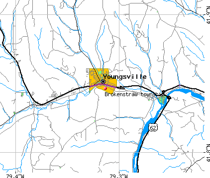 Brokenstraw township, PA map
