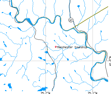 Manchester township, PA map