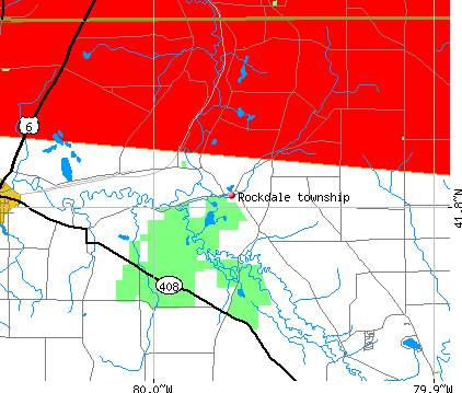 Rockdale township, PA map