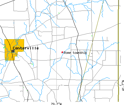 Rome township, PA map