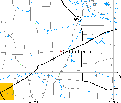 Richmond township, PA map